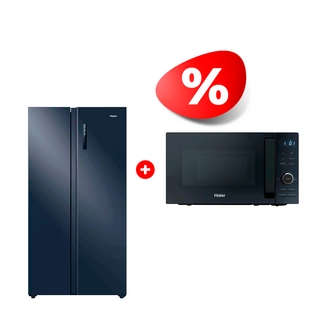 Жиынтық Haier микротолқынды пеші HMG-DG207BA TD0045532 + Холодильник Haier HRF-600DP7ERU 