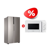 Комплект СВЧ-печь Haier HMB-MM207WA + Холодильник Haier HRF-541DM7RU 