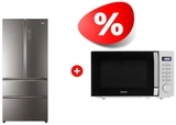 Комплект Микроволновая печь Haier HMB-DG208SA TD0045262 + Холодильник Haier HB18FGSAAARU 