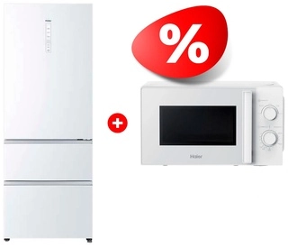 Жиынтық Haier микротолқынды пеші HMB-MM207WA + Haier тоңазытқышы A3FE742CGWJRU 