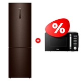 Комплект Микроволновая печь Haier HMB-DG208BA TD0045261 + Холодильник Haier C4F740CDBGU1 