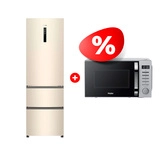 Комплект Микроволновая печь Haier HMB-DM208SA + Холодильник Haier A4F637CCMVU1 