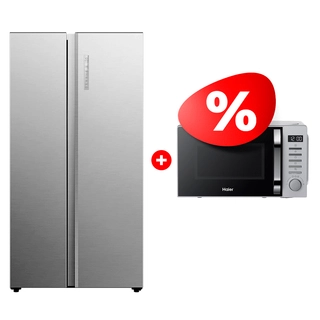 Комплект Микроволновая печь Haier HMB-DM208SA + Холодильник Haier HRF-600DM7ERU 