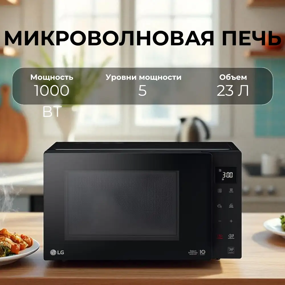 СВЧ-печь LG MS2336GIB - фото 9