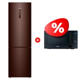 Жиынтық Haier микротолқынды пеші HMG-DG207BA TD0045532 + Haier тоңазытқышы C4F740CLBGU1 