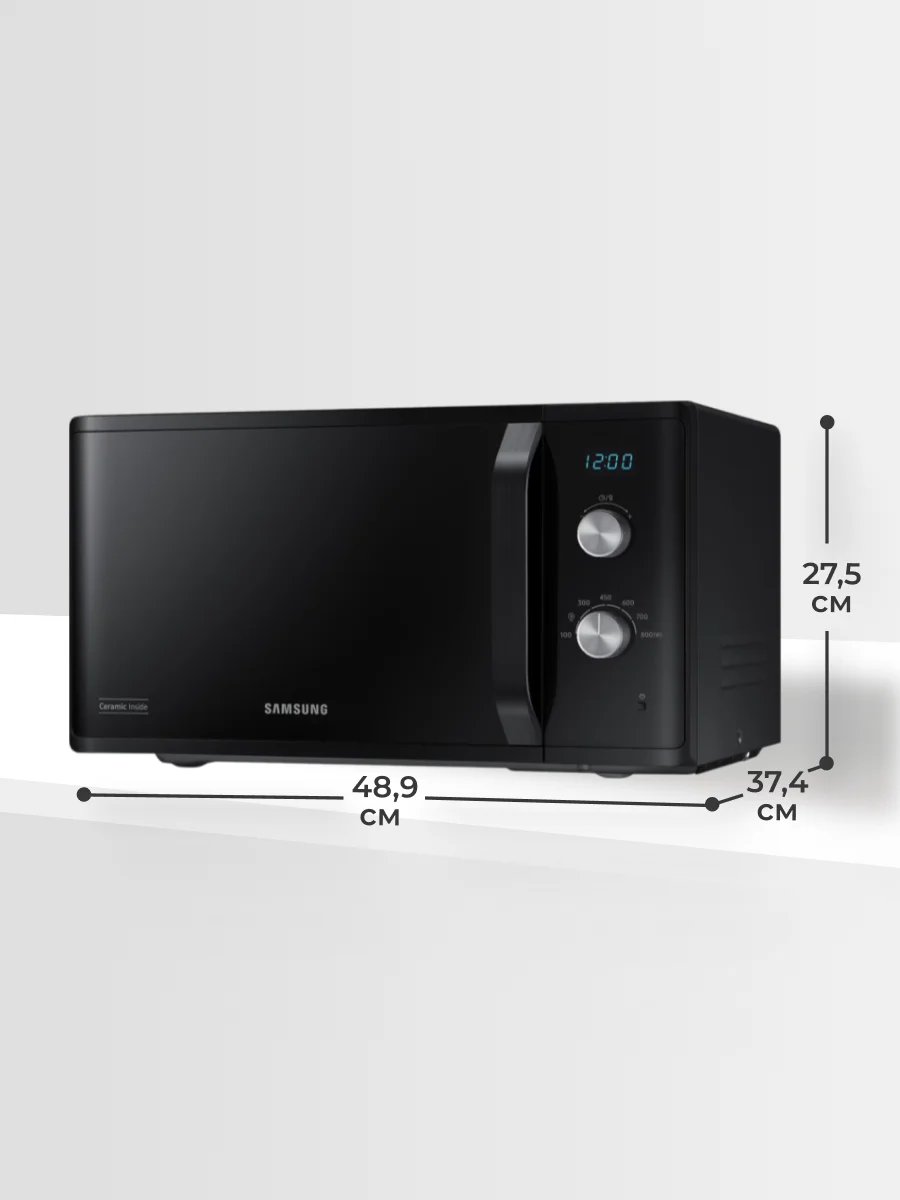 СВЧ-печь Samsung MS23K3614AK/BW - фото 6