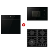 Комплект Встраиваемая микроволновая печь Gorenje BM201M2BG + Духовой шкаф Gorenje BOS6737E20FBG + Встраиваемая варочная панель Газ Gorenje GTW641BHF 