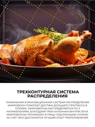 СВЧ-печь Samsung MS23T5018AK/BW - фото 6