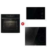 Комплект Встраиваемая микроволновая печь Gorenje BM235G1SYB + Стеклокерамическая варочная панель Gorenje ECT646BSCE + Встраиваемый духовой шкаф Gorenje BSA6737E15BG 