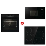 Комплект Встраиваемая микроволновая печь Gorenje BM201M2BG + Стеклокерамическая варочная панель Gorenje ECT632BSCE + Встраиваемый духовой шкаф Gorenje BOS6737E06B 