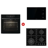 Комплект Встраиваемая микроволновая печь Gorenje BM235G1SYB + Встраиваемый духовой шкаф Gorenje BSA6737E15BG + Встраиваемая варочная панель Газ Gorenje GTW641BHF 