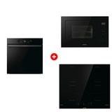 Жиынтық Встраиваемая микроволновая печь Gorenje BM251M2BG + Встраиваемый духовой шкаф Gorenje BOS6737E05DBG + Индукционная поверхность Gorenje GI6401BSCE 