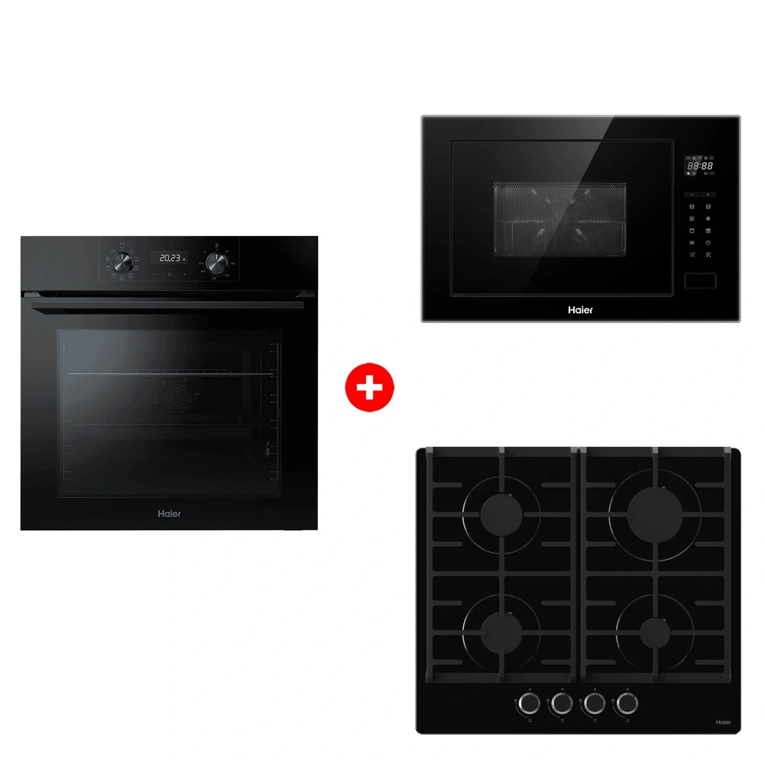 Комплект Haier HMX-BTG259B + Haier HOQ-K2ANN3GB + Haier HHX-G64CNB 