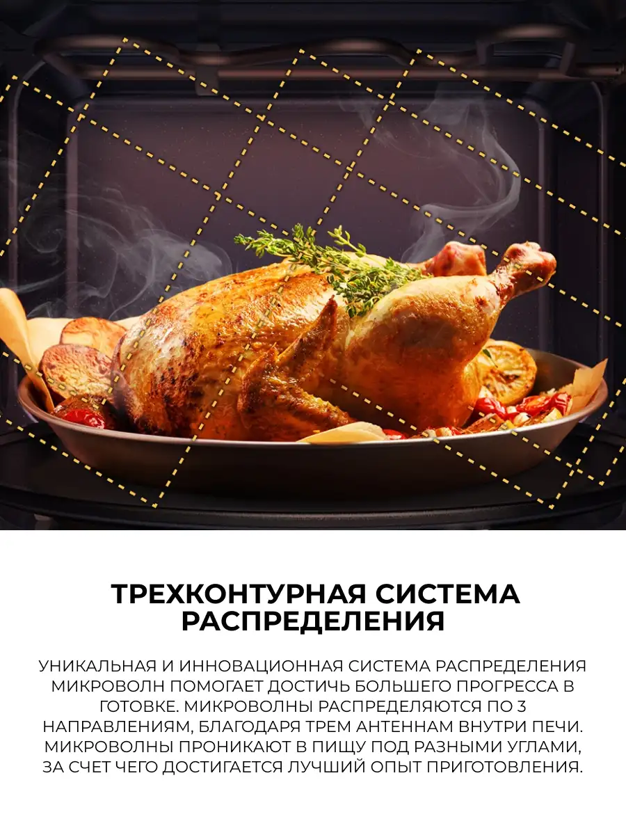 СВЧ-печь Samsung MG30T5018AK/BW - фото 8