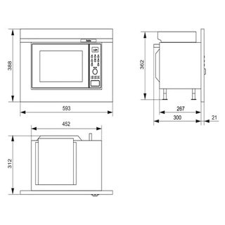 Hansa микротолқынды пеші AMGB20E2GB - фото 6