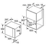 Кіріктірілген микротолқынды пеш Bosch BFL524MW0 - фото 4