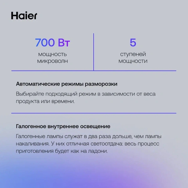 СВЧ-печь Haier HMB-MM207SA - фото 10