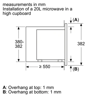 Встраиваемая микроволновая печь Bosch BFL623MW3