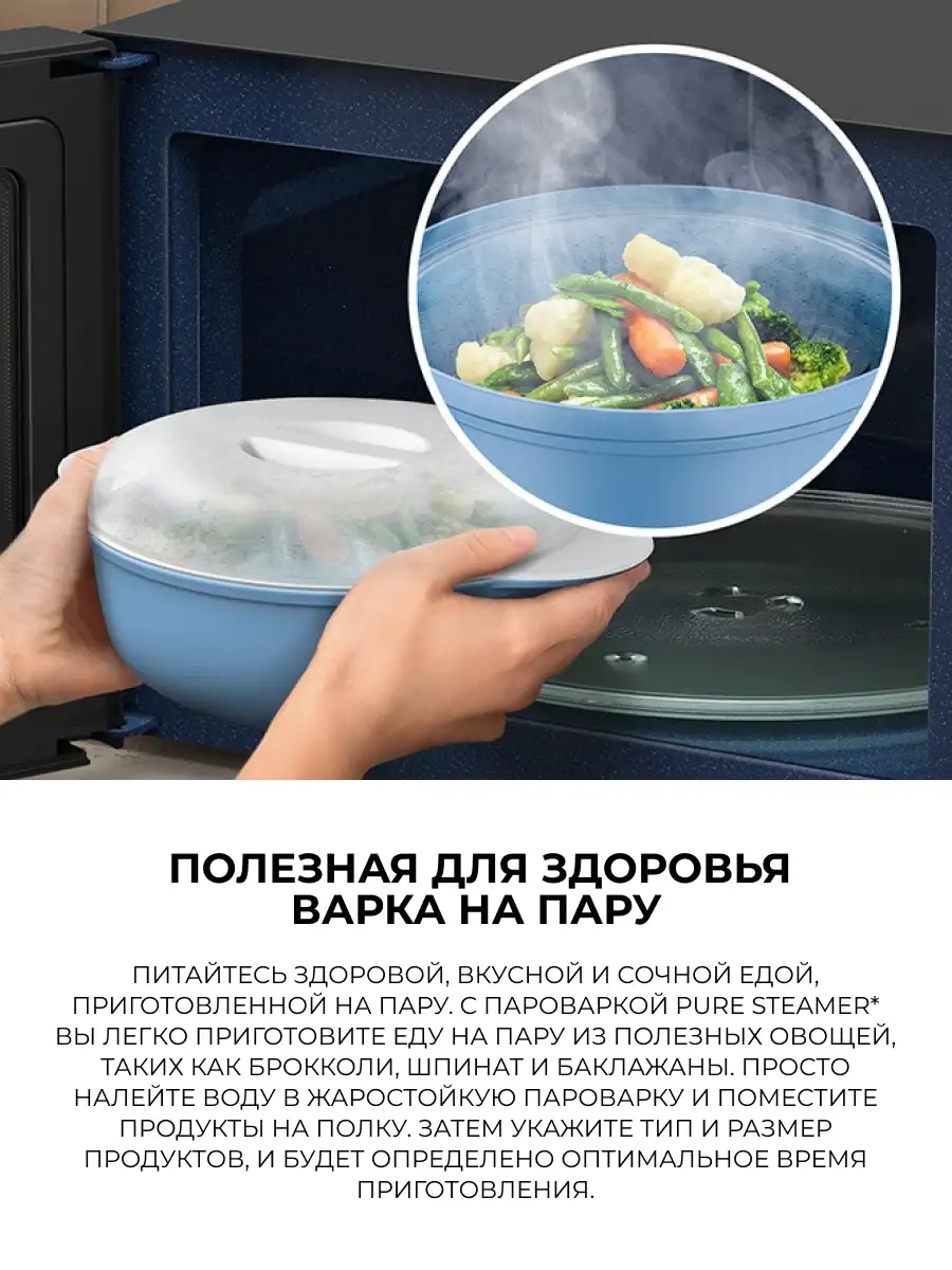 СВЧ-печь Samsung MS23DG4504AGBW - фото 3