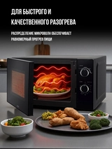 СВЧ-печь ARG MM720CBU Black - фото 3