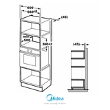 Встраиваемая микроволновая печь Midea AG820BJU-SS - фото 6