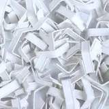 Клип-лента в нарезке, загнутая, белый, 5  - фото 2