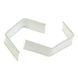 Клип-лента в нарезке, загнутая, белый, 5  - фото 4