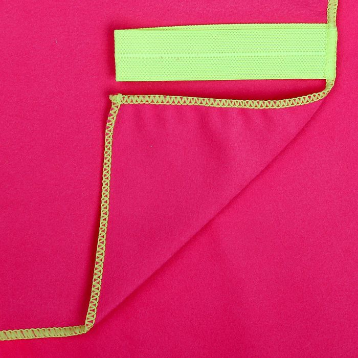 Спортивное полотенце ONLITOP, размер 80х130 см, розовый, 200 г/м2 