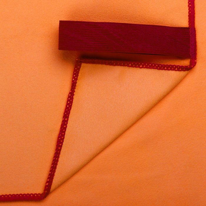 Спортивное полотенце ONLITOP, размер 70х90 см (вид 2), оранжевый, 200 г/м2 