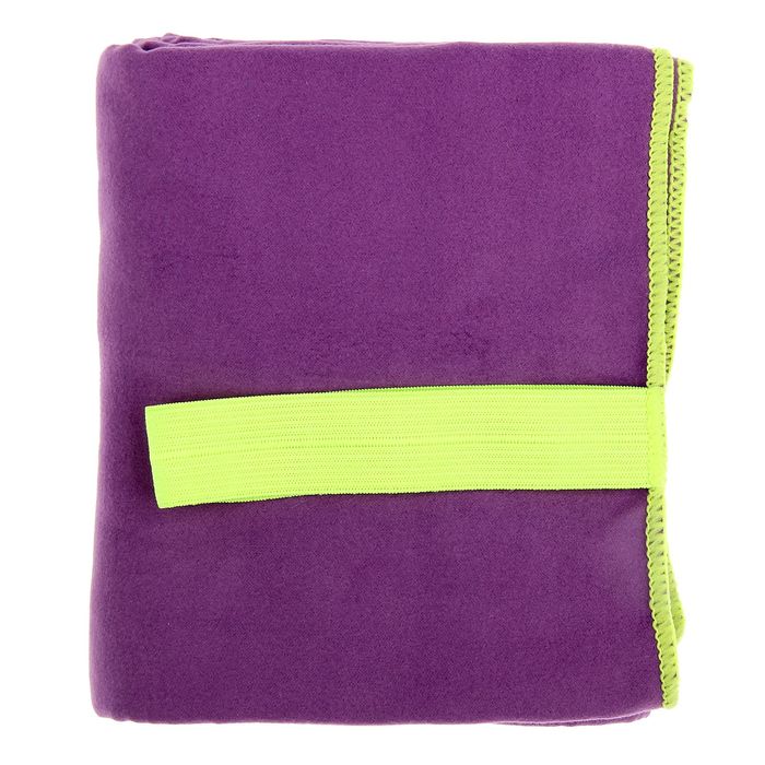Спортивное полотенце ONLITOP, размер 80х130 см, фиолетовый, 200 г/м2 