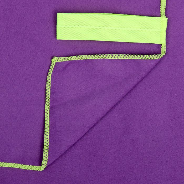 Спортивное полотенце ONLITOP, размер 80х130 см, фиолетовый, 200 г/м2 