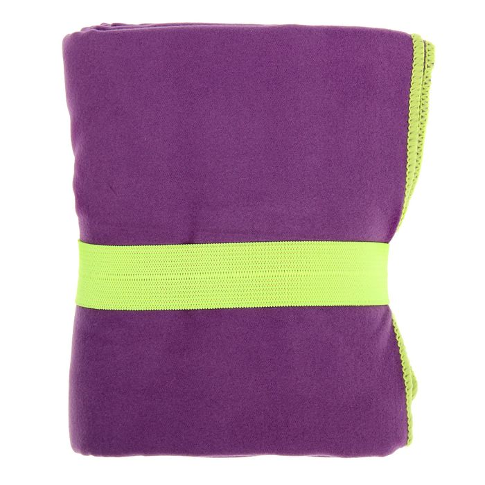 Спортивное полотенце ONLITOP, размер 70х90 см, фиолетовый, 200 г/м2 