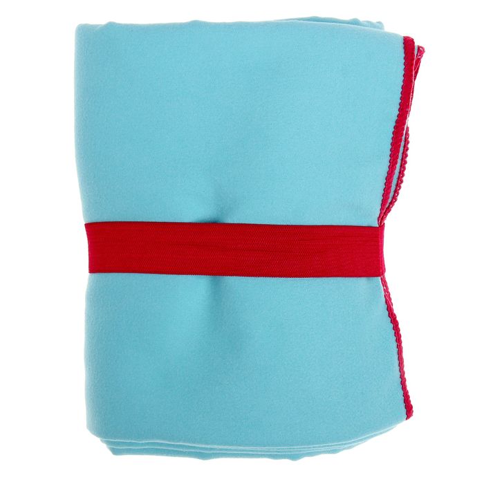Спортивное полотенце ONLITOP, размер 70х90 см, голубой, 200 г/м2 