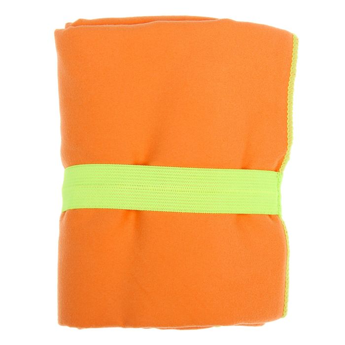Спортивное полотенце ONLITOP, размер 70х90 см, оранжевый, 200 г/м2 