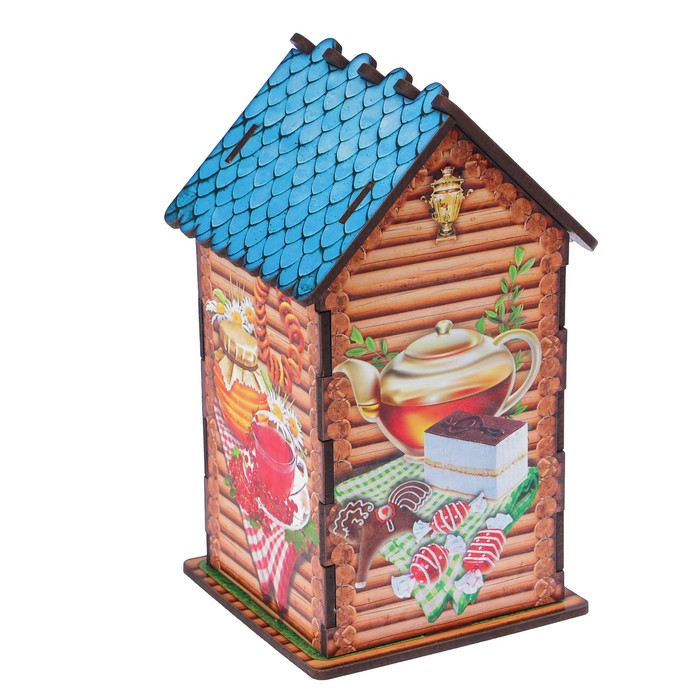 Чайный домик "Самовар", 9,8×9,8×17,4 см 