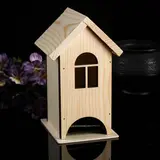 Қатты қарағайдан жасалған шай үйі, табиғи, 9, 5х9, 5х18см 