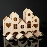 Заготовка для декупажа"Чайный домик низкий пятикомнатный" 43 х 29 х 10  - фото 3