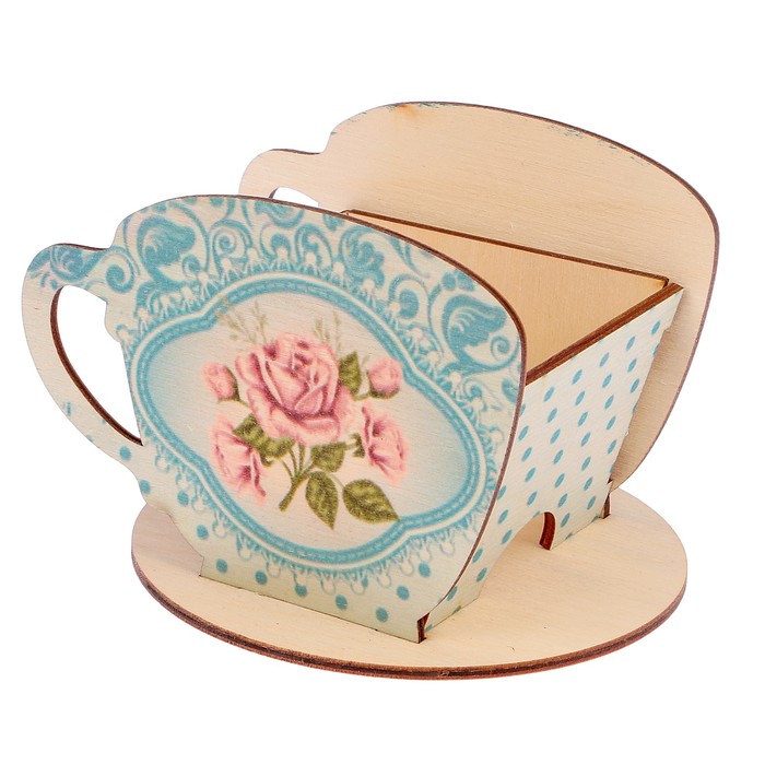 Чайный домик "Чашка с розами" 8х8,5х9см 