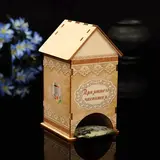 Чайный домик "Приятного чаепития" с УФ-печатью, 8,5х9,5х16см 