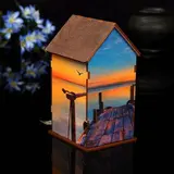 Чайный домик "Мост" с УФ-печатью, 8,5х9,5х16см  - фото 3