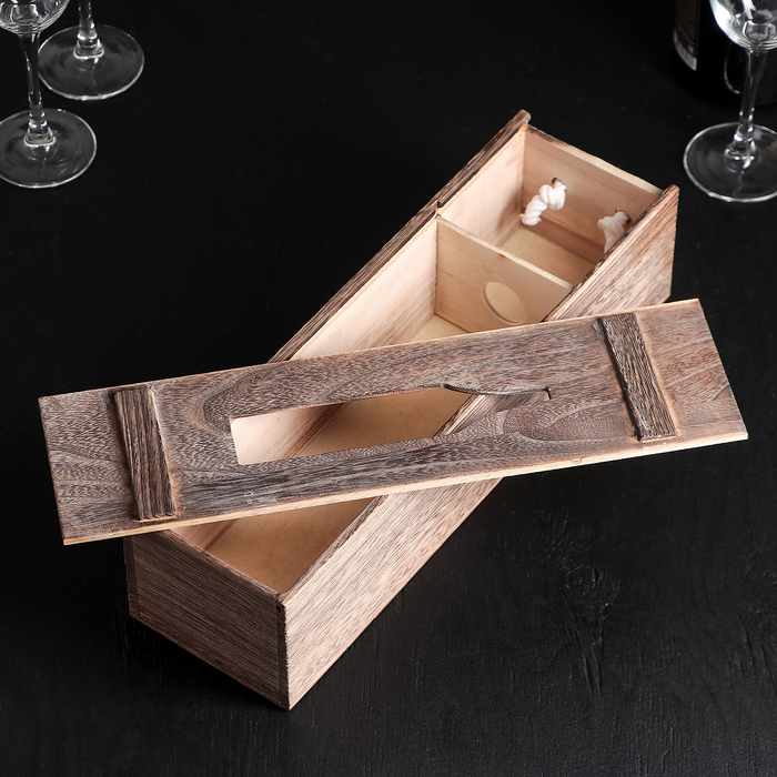 Ящик для вина 38×10×11 см "Гамэ"