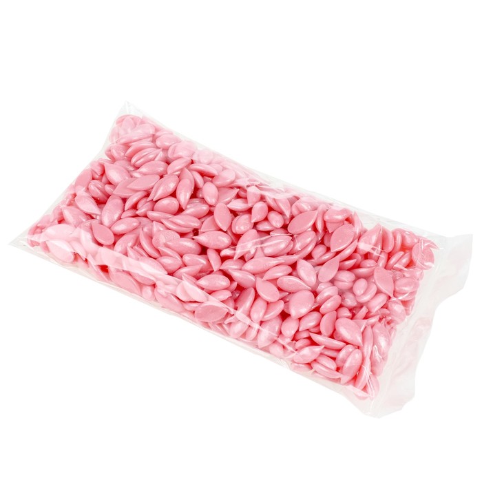 Воск горячий (пленочный) ItalWax Top Formula Pink Pearl "Розовый жемчуг" гранулы, 100 г 