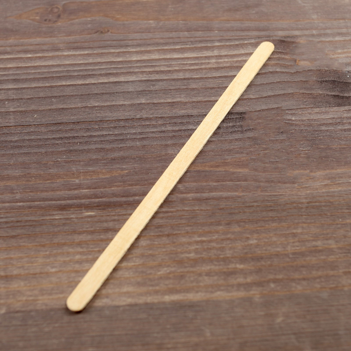 Палочка для размешивания, деревянная, 140 х 6 х 1,3 мм 