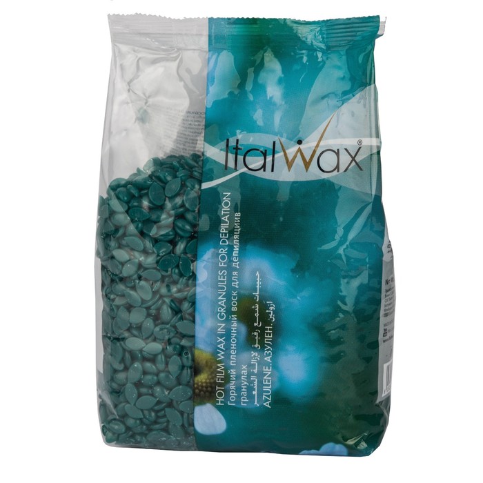 Воск горячий (пленочный) ItalWax "Азулен" гранулы 0,5 кг 