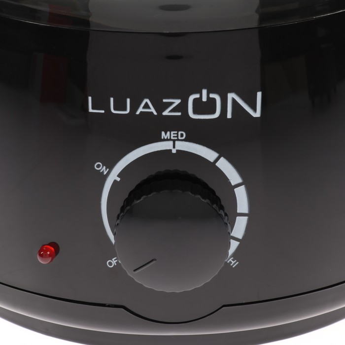 Воскоплав баночный электрический LuazON LVPL-01, 100 Вт, 400 г, регул. темп, черный 