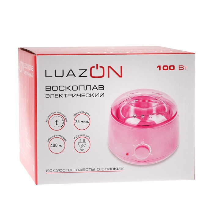 Luazon lvpl-01, 100 Вт, 400 г, реттелетін температура, қара 