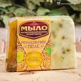 Косметическое мыло в баню "Ромашковое поле", ручная работа  - фото 3