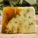 Косметическое мыло в баню "Ромашковое поле", ручная работа  - фото 2