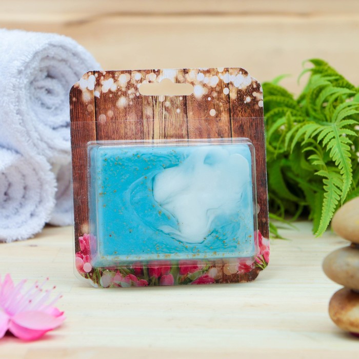 Натуральное мыло с голубой глиной, "Добропаровъ", 100гр 
