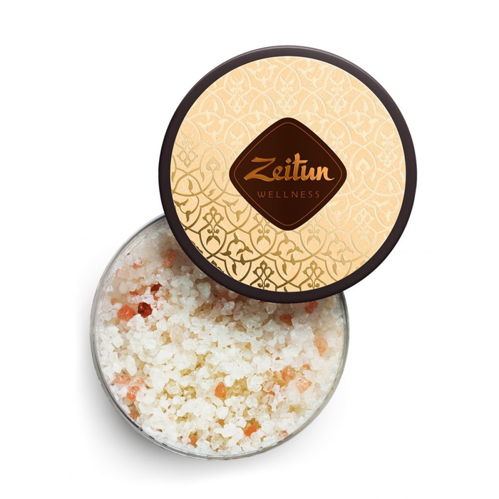 Ароматическая соль для ванн Zeitun «Ритуал восстановления», с органическим маслом арганы, для упругости кожи, 250 г 